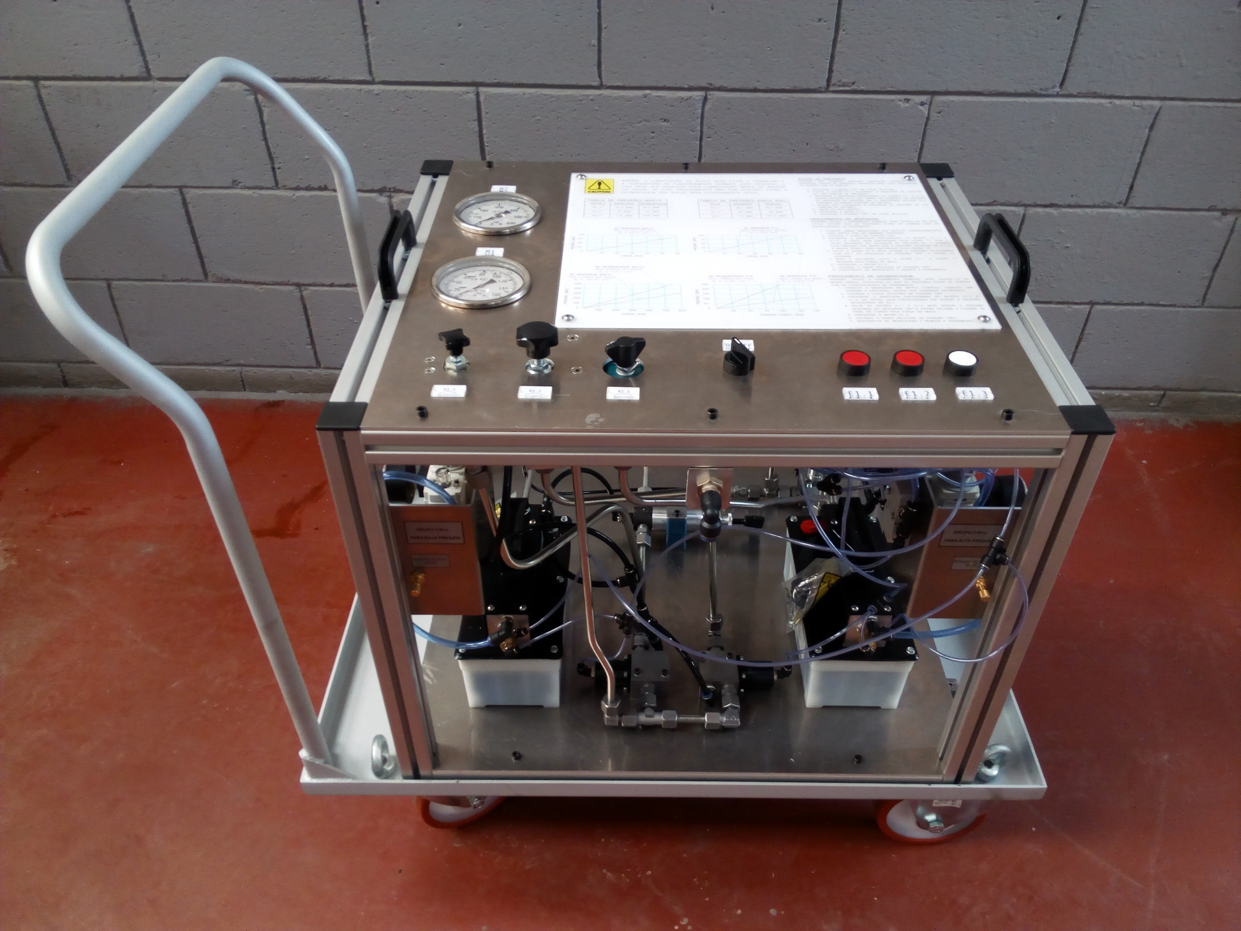 Fabricación equipo hidroneumatico alta presión